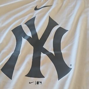 Nike White T-Shirt with Black NY Logo